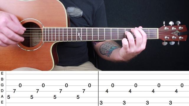 How to Play "Heartbreak" by Jasiah on Guitar for Beginners *TABS* смотреть онлайн