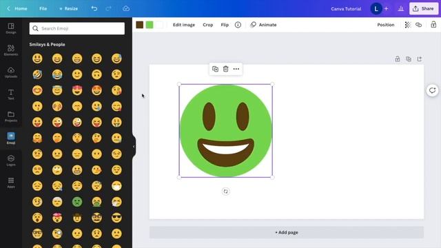 How To Add An Emoji In Canva | Canva Tutorial смотреть онлайн