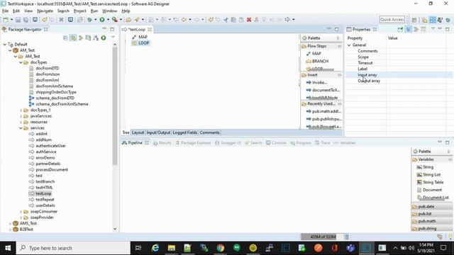 Loop step in webMethods 10.x | How to use $iteration variable in loop | Learning webMethods смотреть онлайн