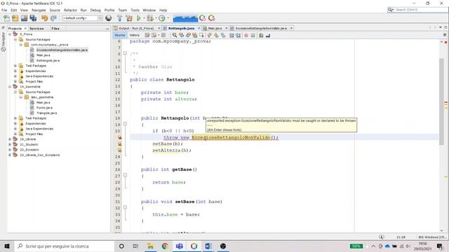 48 Eccezioni create dal programmatore смотреть онлайн