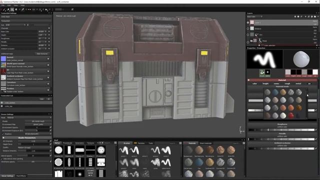 Substance Painter - Проецирование. На русском