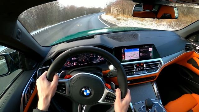 BMW M4 Competition Cabrio (4K 60 FPS POV TEST)