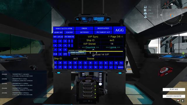 Dual Universe - Aviator1280 HUD (WPs Downlink) смотреть онлайн