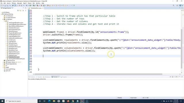 Selenium WebDriver Tutorial #36 - How to Handle Web Table in Selenium смотреть онлайн