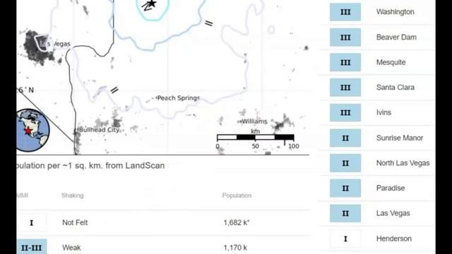 Arizona M4.4 Earthquake Felt As Far As Las Vegas, Nevada смотреть онлайн