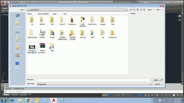How to insert JPG image in autocad смотреть онлайн