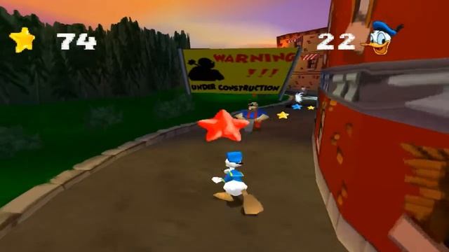 Donald Duck: Quack Attack (PS1) walkthrough - The Roofs смотреть онлайн