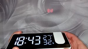 Часы с проектором и радио FM с АлиЭкспресс (субтитры)