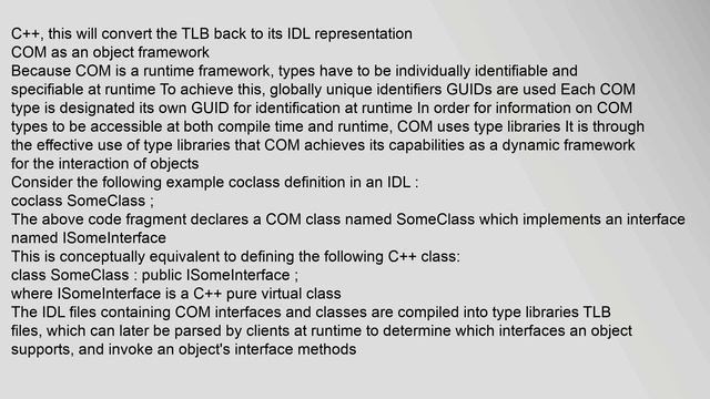 Component Object Model смотреть онлайн