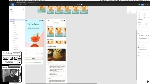 Build it in Figma: Designing a cocktail recipe mobile app [Part 4] смотреть онлайн