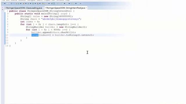 OutOfMemoryError : Permgen space смотреть онлайн