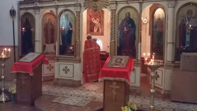 Кизляр. Пасхальное всенощное богослужение (08.04.2018). ч.3 смотреть онлайн