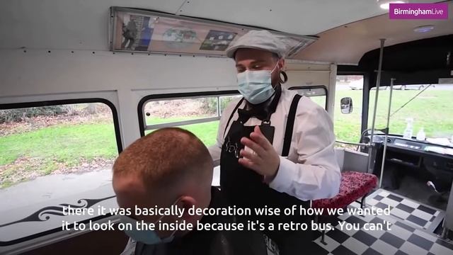 Birmingham dad sets up barber shop in vintage school bus used for UFO hunting смотреть онлайн
