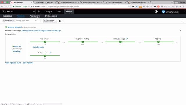 OpenShift.io preview CI + CD смотреть онлайн
