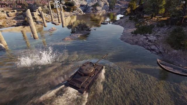? NVIDIA GeForce RTX 3060 [Laptop, 100W] - World Of Tanks Gameplay Benchmarks (1080p)