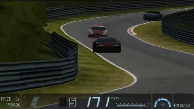 Gran Turismo (PSP) - Bugatti Veyron 16.4 '09 @ Nurburgring Nordschleife (1 lap) смотреть онлайн