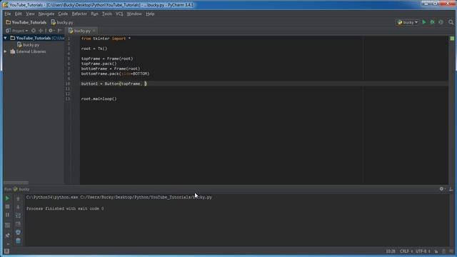 Python GUI with Tkinter - 2 - Organizing your Layout смотреть онлайн