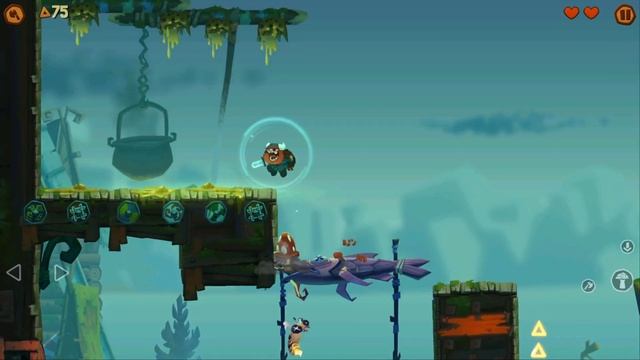 Безумные скачки на вепре в игре Oddmar, а ещё прошел Мидгард смотреть онлайн