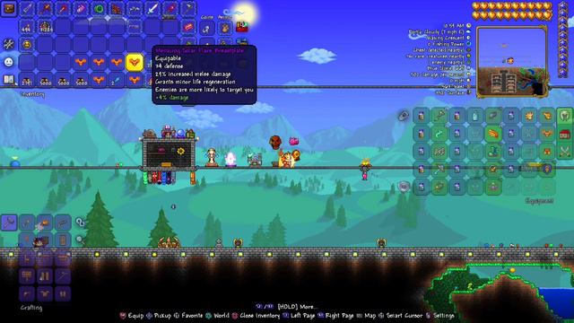 How To Equip ARMOR In ACCESSORY Slots In Terraria! смотреть онлайн