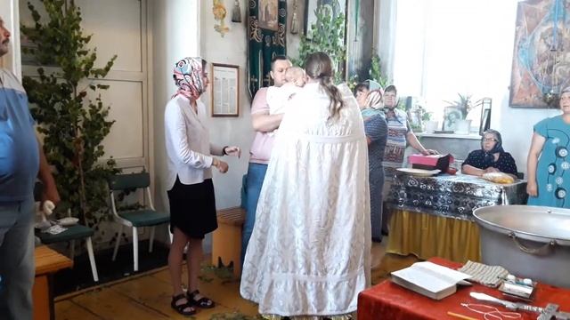 Крещение Матвея Кулаева 20.06.21г День Святой Троицы. смотреть онлайн
