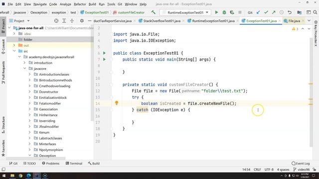 97 - Exceptions pt 03 - Exception смотреть онлайн