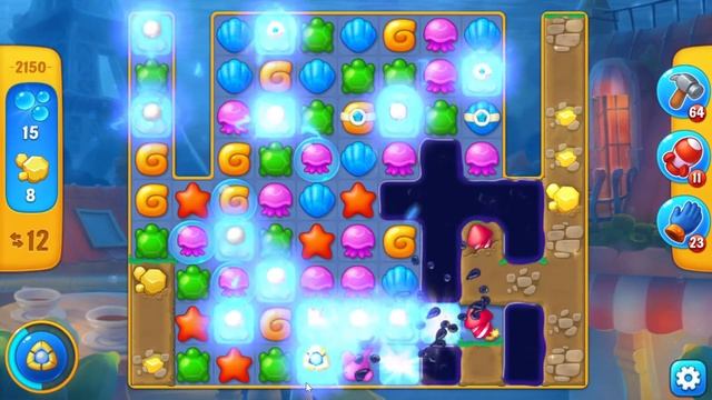 Fishdom 2150 Hard Level - NO BooSTERS смотреть онлайн