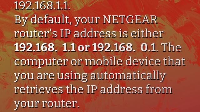 What is the default IP address for NETGEAR router? смотреть онлайн