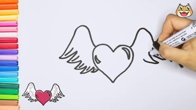 How to draw a heart? Как нарисовать сердце? Cómo dibujar un corazón? смотреть онлайн