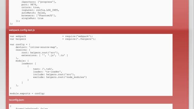 Webpack Karma + Typescript With ES6