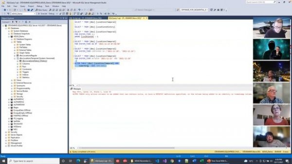 Time Travel With MS SQL Server