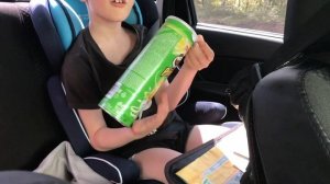 На море на машине с детьми. Небольшие проблемы в дороге. День 1