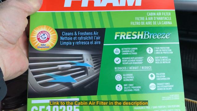 FRAM Fresh Breeze Cabin Air Filter installation in Subaru Outback - Legacy смотреть онлайн