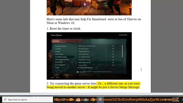 Fix Flamebeard error in Sea of Thieves on Xbox Live/Windows 10 смотреть онлайн
