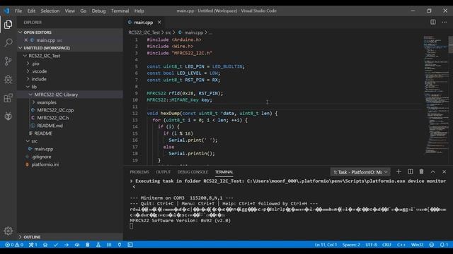 RC522 I2C модуль смотреть онлайн