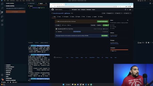 USE GIT LIKE A PROFESSIONAL SOFTWARE ENGINEER! Git and GitHub Crash Course for beginners смотреть онлайн