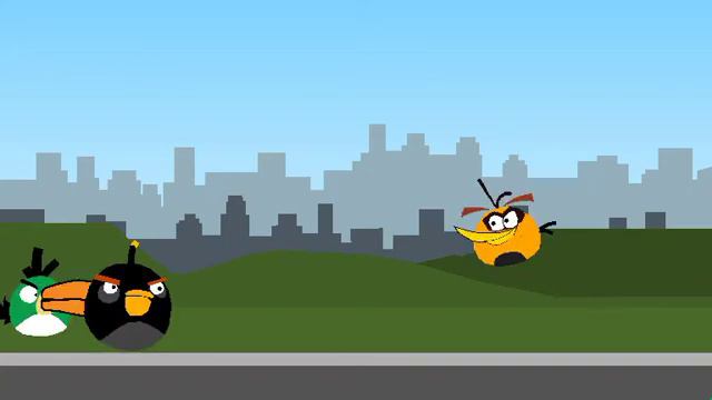 Angry Birds sticknodes pro animation:- Bomb Vs Bubbles Vs Hal Battle смотреть онлайн