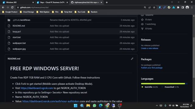 Free RDP Github 6 Hours Comeback смотреть онлайн