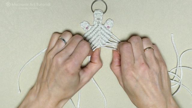 Macrame Turtle Tutorial | DIY Macrame | Macrame Turtle Keychain