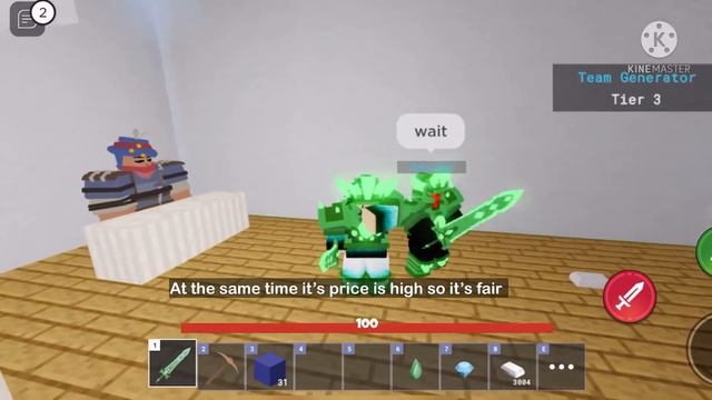 Roblox Bed wars new update review | Emerald Armor and Sword! смотреть онлайн