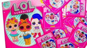 АЛЬБОМ и НАКЛЕЙКИ ЛОЛ ПАНИНИ LOL PANINI Часть 1