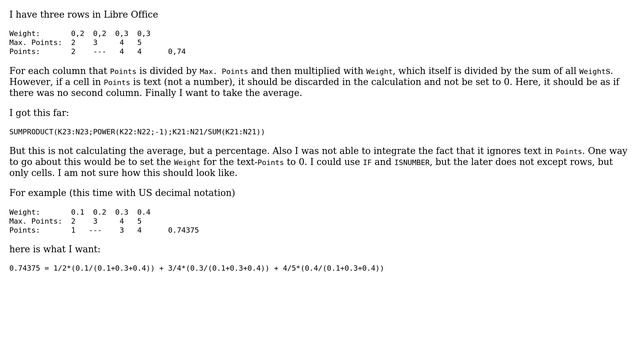 Excel / Libre Office Calc: Taking the average of a multiplication (2 Solutions!!) смотреть онлайн