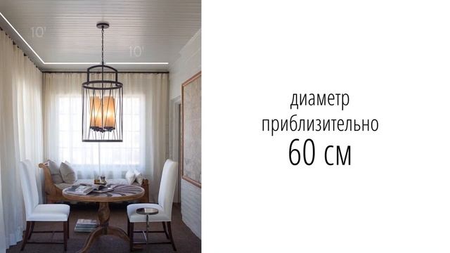 Как выбрать люстру для интерьера + формула расчета размера смотреть онлайн