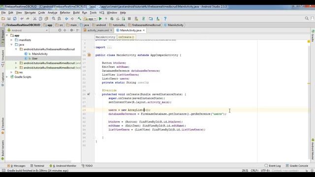 Android Firebase Realtime Database CRUD Tutorial - Android Studio Tutorial for Beginners смотреть онлайн