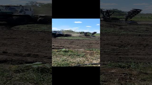 Обработка почвы Т-150 