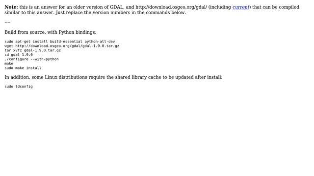 GIS: Installing GDAL on Linux Ubuntu Server? (4 Solutions!!) смотреть онлайн