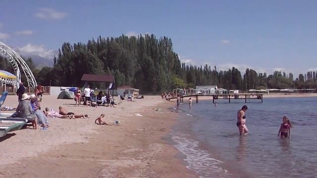 Пляж на Иссык-Куле, Бостери смотреть онлайн