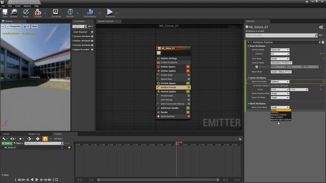 UE4 - Niagara Adjusting Size смотреть онлайн