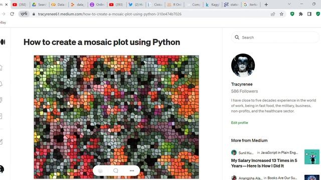 How to create a mosaic plot using Python - blog post смотреть онлайн