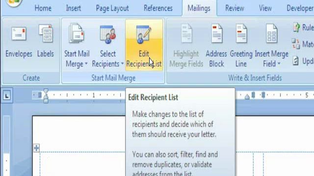 How to Create Address Mailing Labels in Microsoft Word 2007 Using Excel Data смотреть онлайн