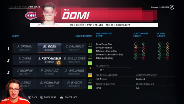 Cole Caufield Makes His Debut! | NHL 20 | Montreal Canadiens Franchise Mode Ep. 2 смотреть онлайн